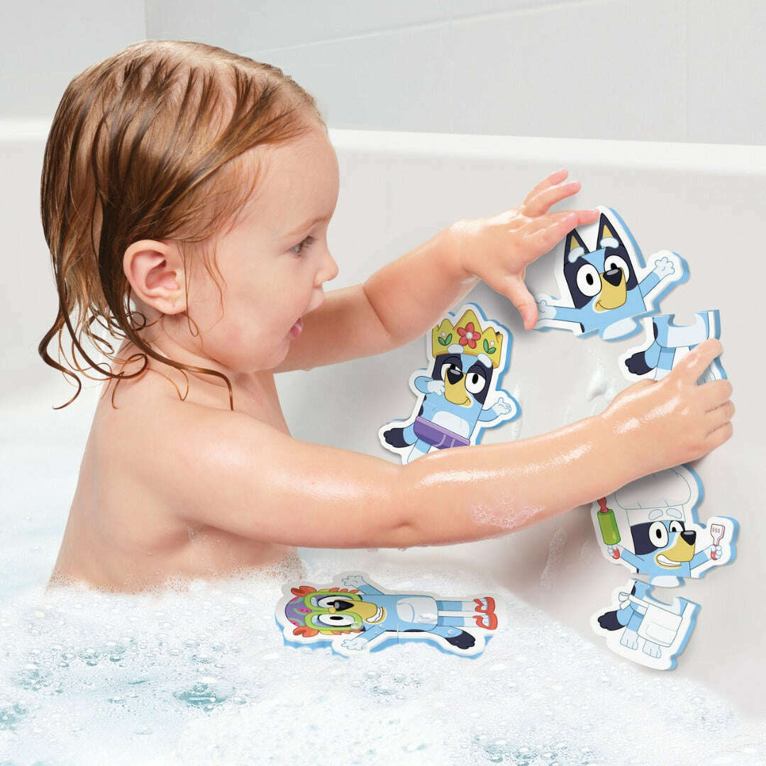 Toys N Tuck:Toomies Bluey Bath Toy Puzzle,Bluey
