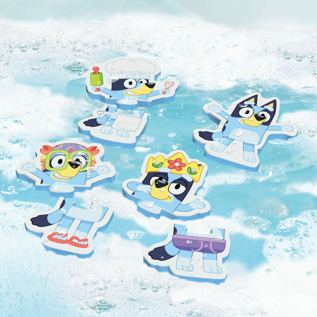 Toys N Tuck:Toomies Bluey Bath Toy Puzzle,Bluey