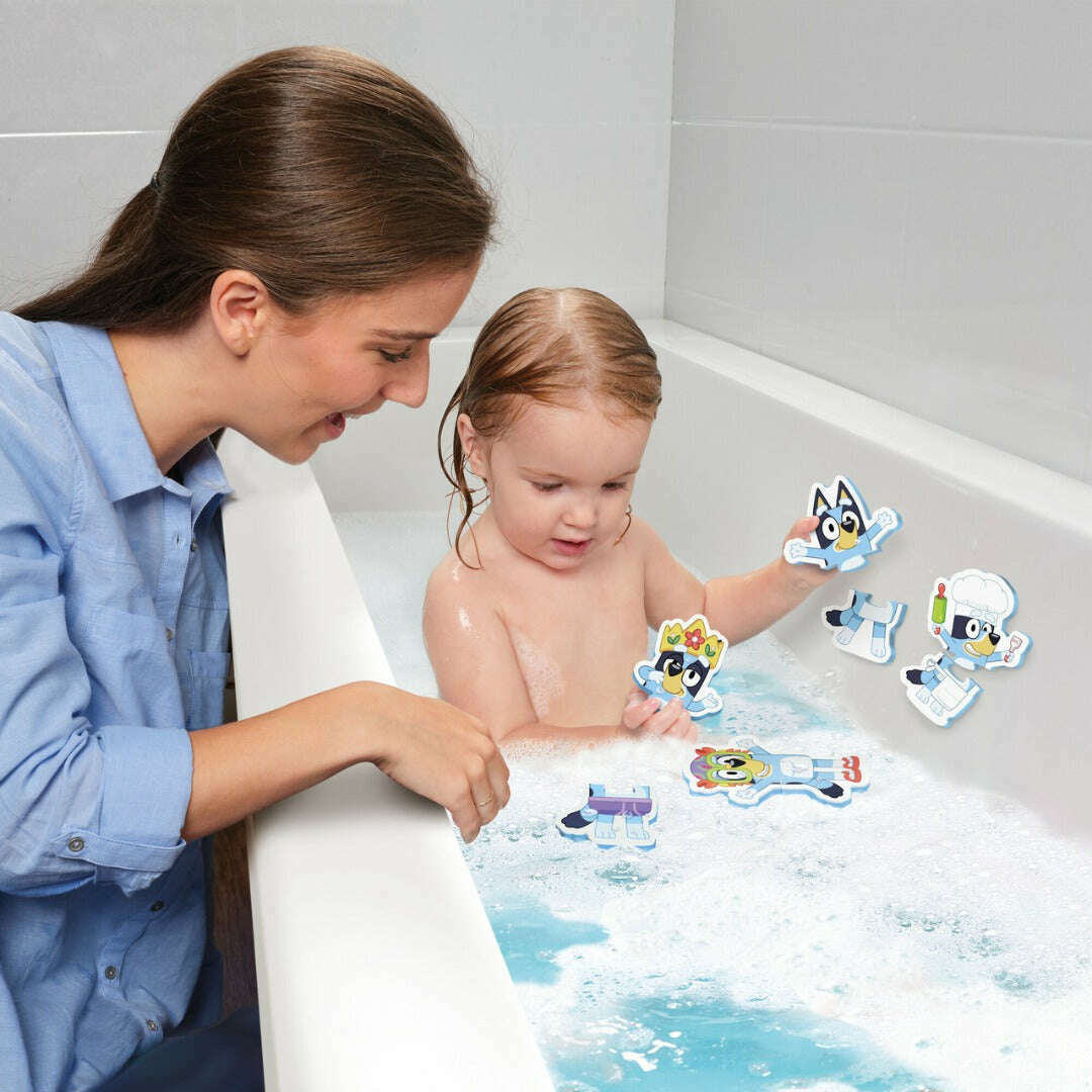 Toys N Tuck:Toomies Bluey Bath Toy Puzzle,Bluey