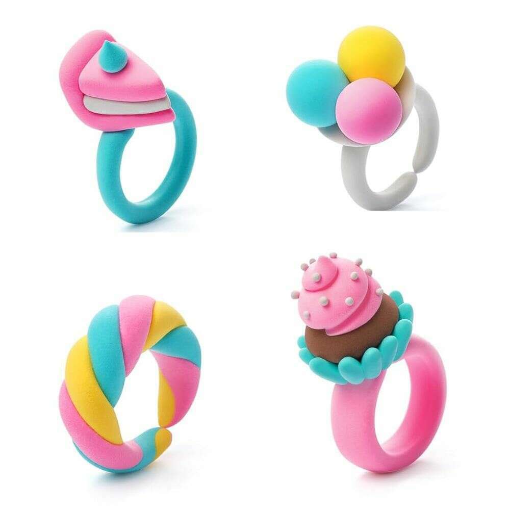 Toys N Tuck:Hey Clay Bijou Sweet Rings,Hey Clay