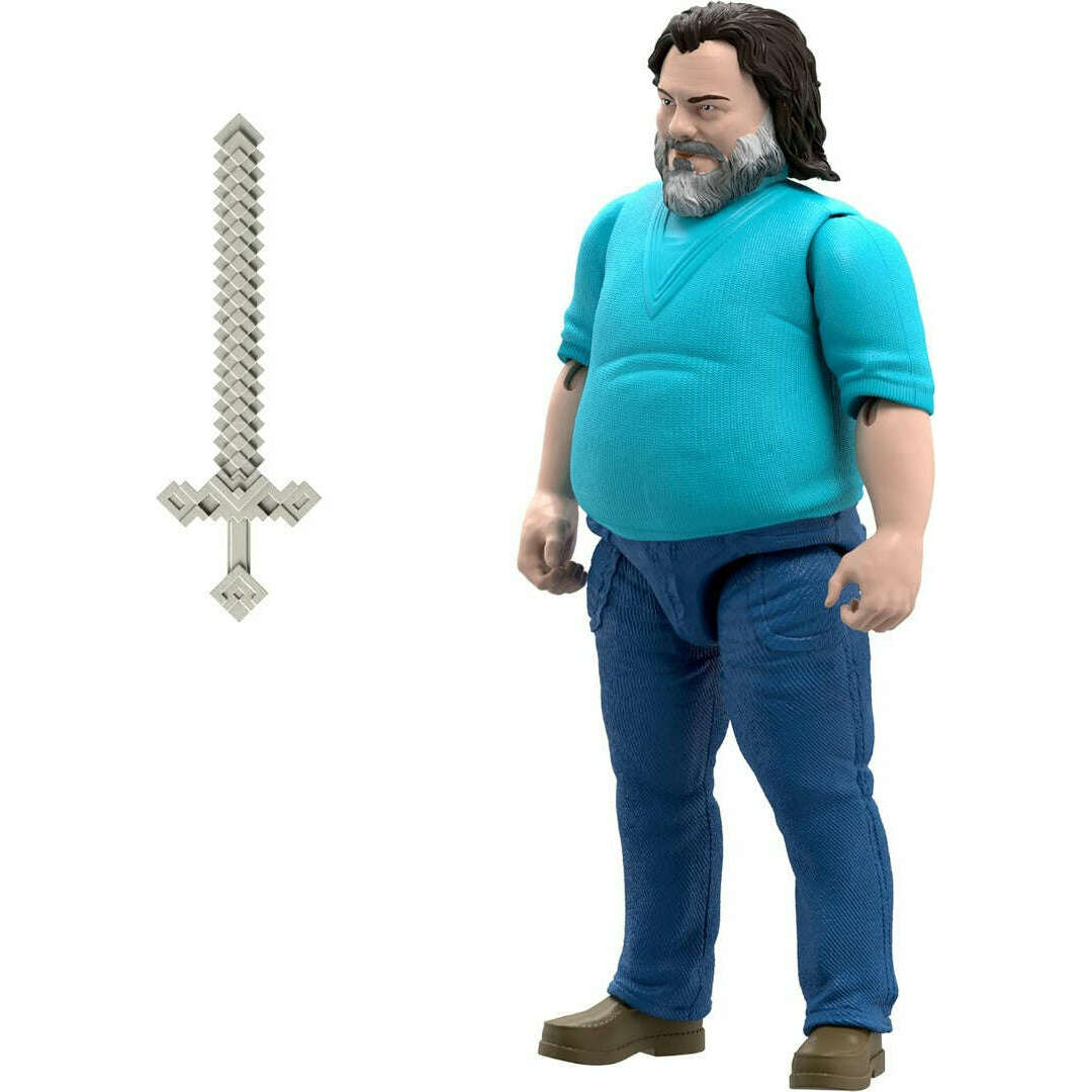 Toys N Tuck:Minecraft Movie 12 Inch Action Figure - Steve,Minecraft
