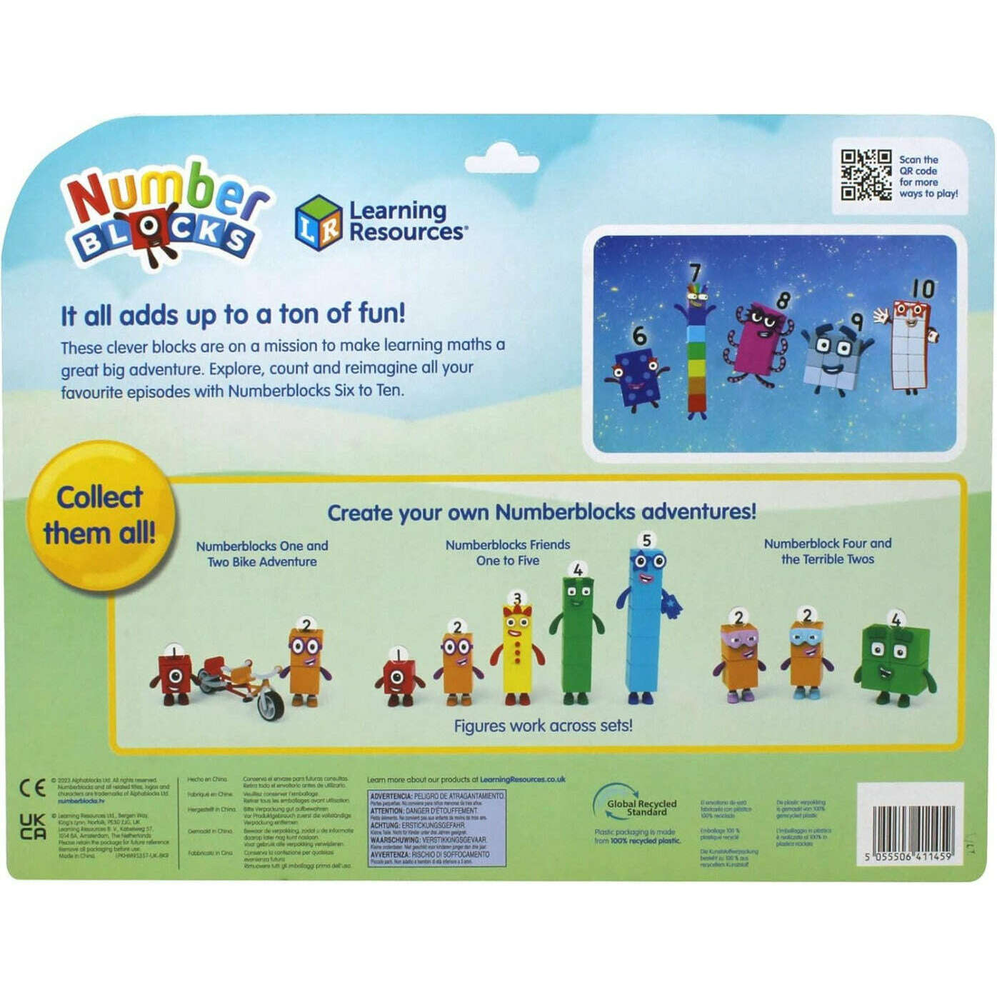 Toys N Tuck:Numberblocks Friends Six to Ten,Numberblocks