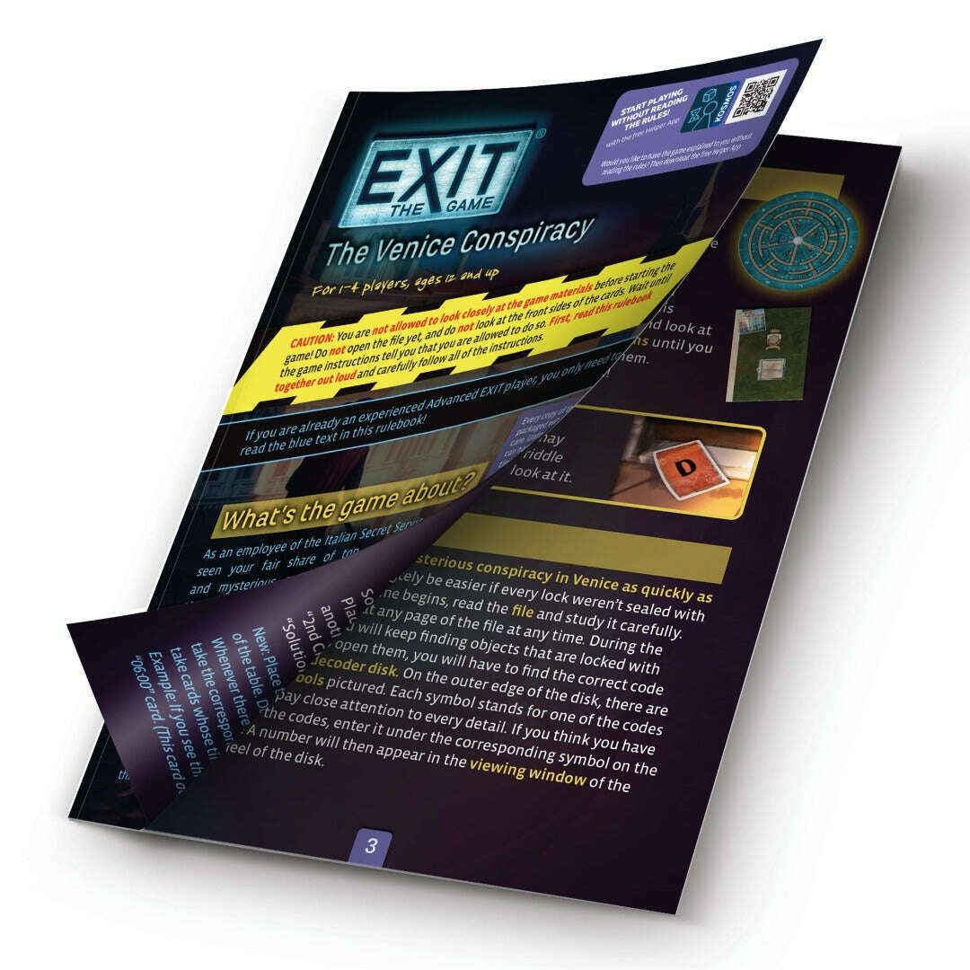 Toys N Tuck:Exit The Game - The Venice Conspiracy,Exit The Game