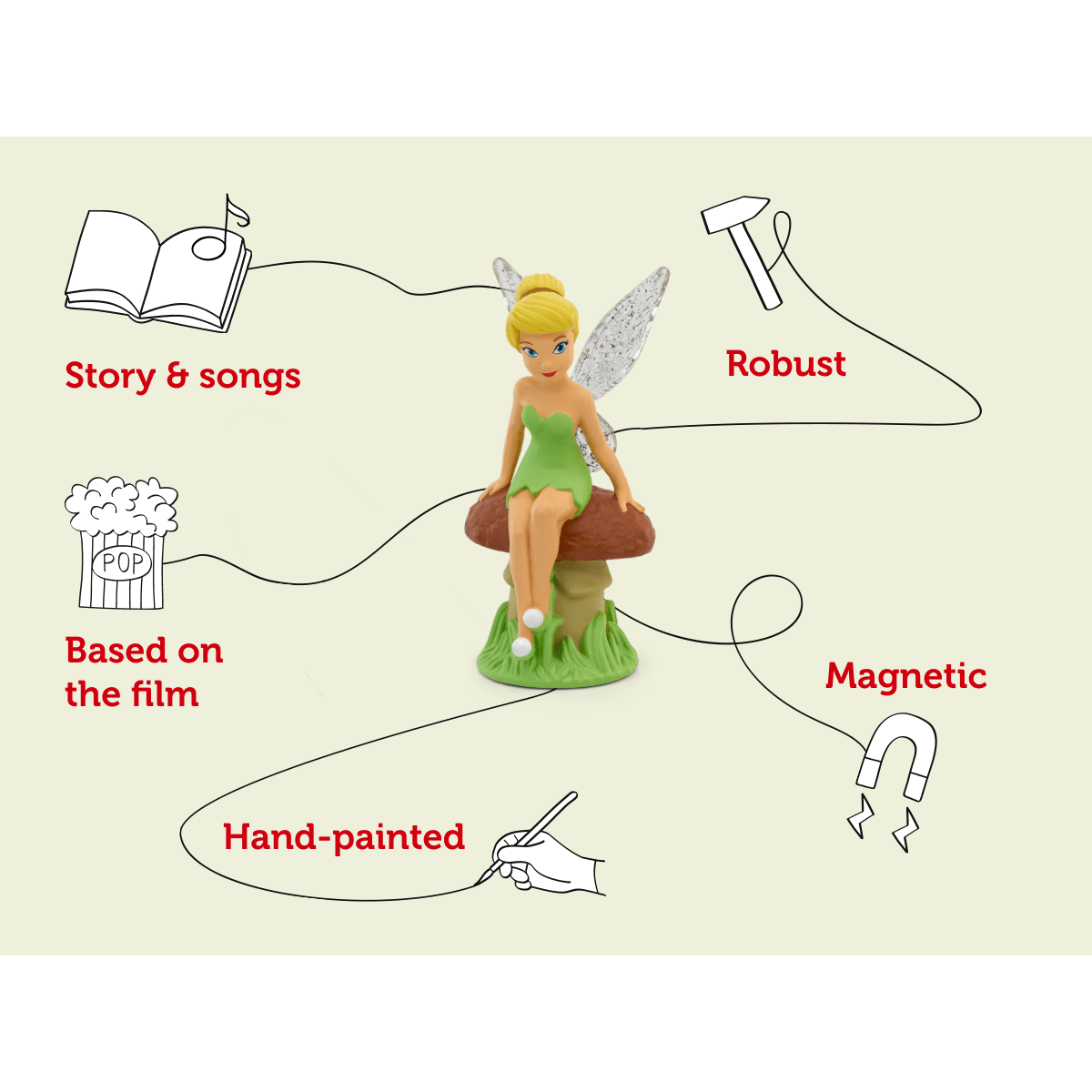 Toys N Tuck:Tonies Audio Character Disney Tinker Bell,Tonies