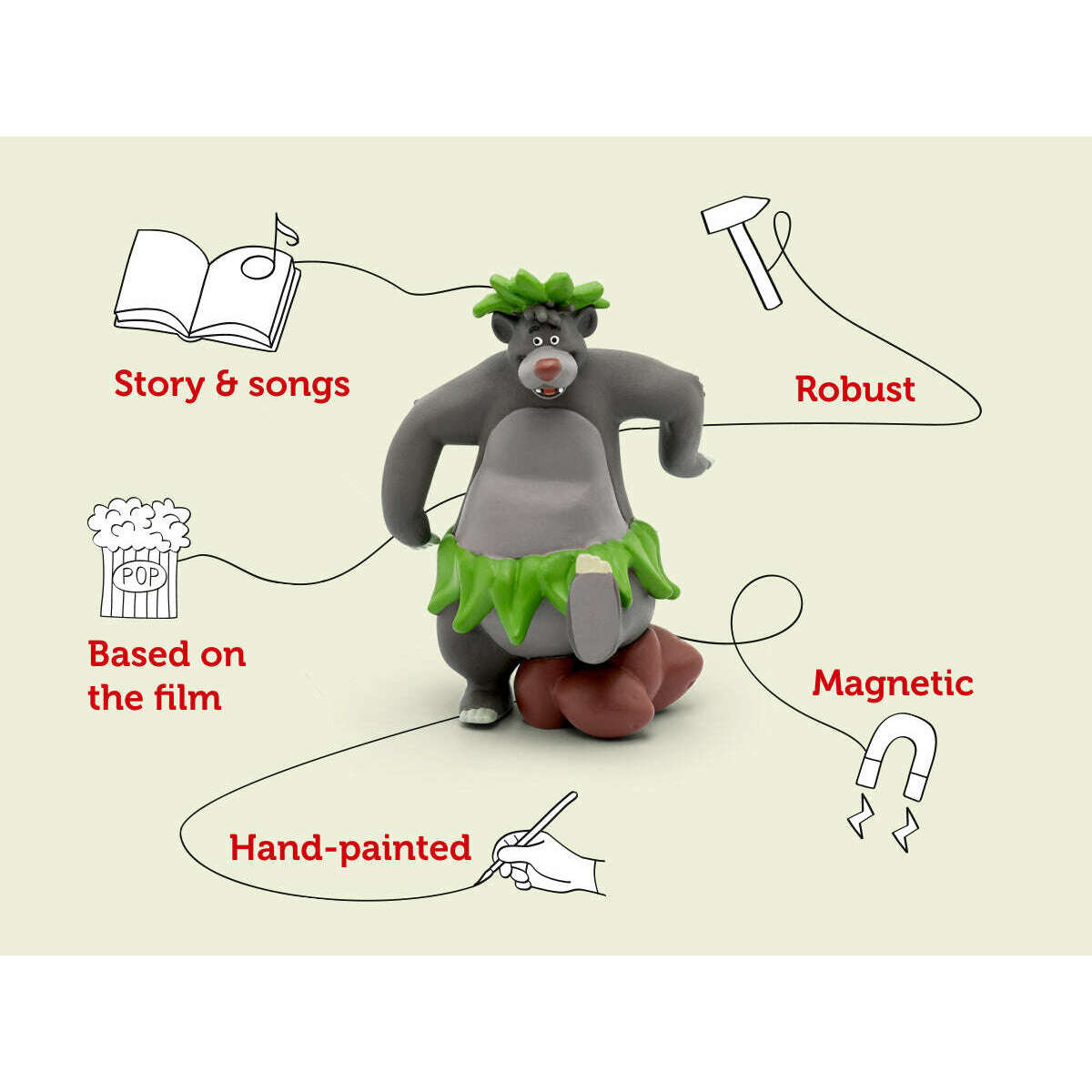 Toys N Tuck:Tonies Audio Character Jungle Book Baloo,Tonies