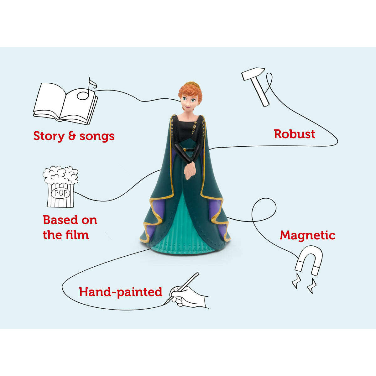 Toys N Tuck:Tonies Audio Character Disney Frozen 2 Anna,Tonies