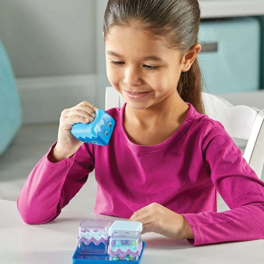 Toys N Tuck:Learning Resources Cool Down Cubes Sensory Fidget Set,Learning Resources