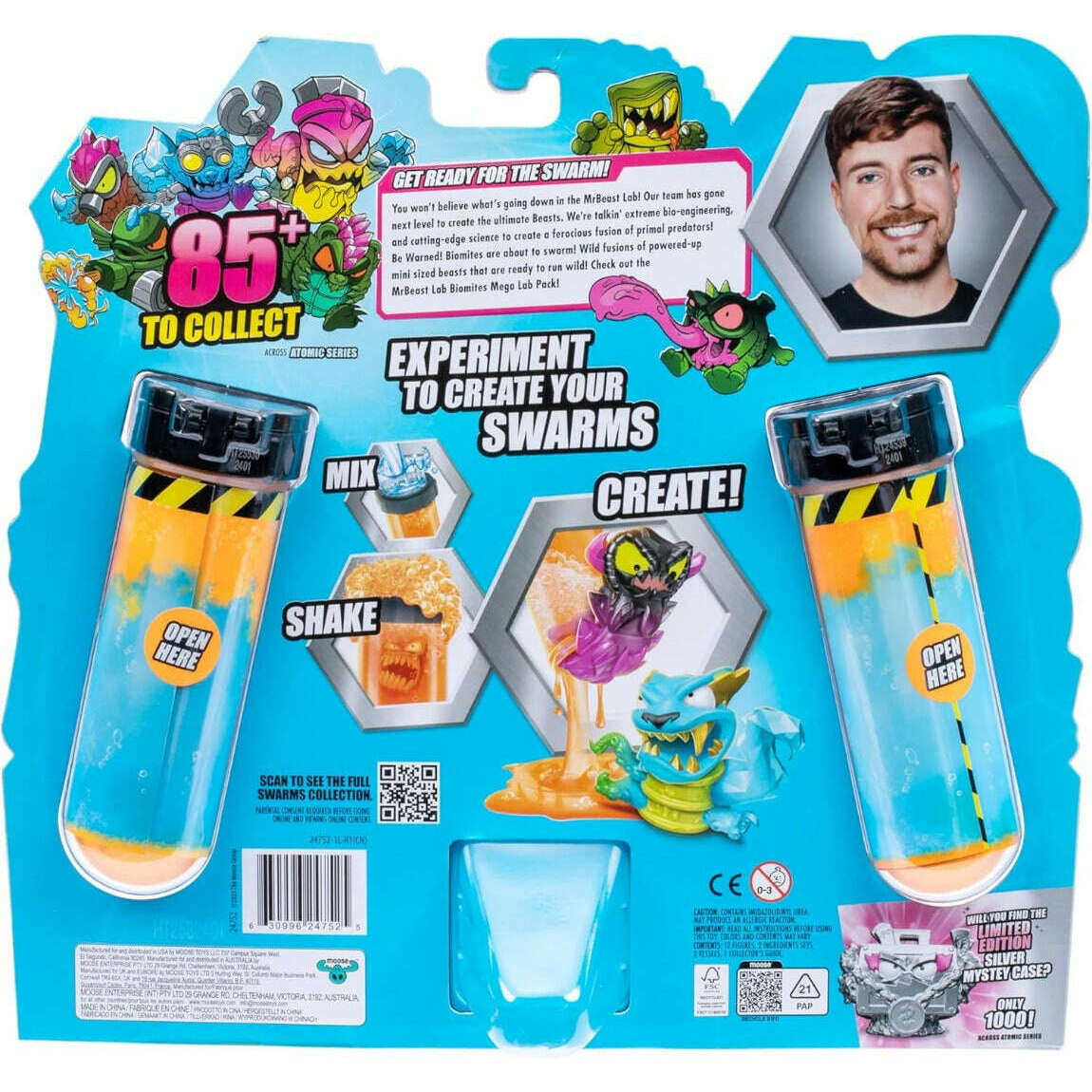 Toys N Tuck:MrBeast Lab Swarms Mega Lab Pack Atomic Series,MrBeast