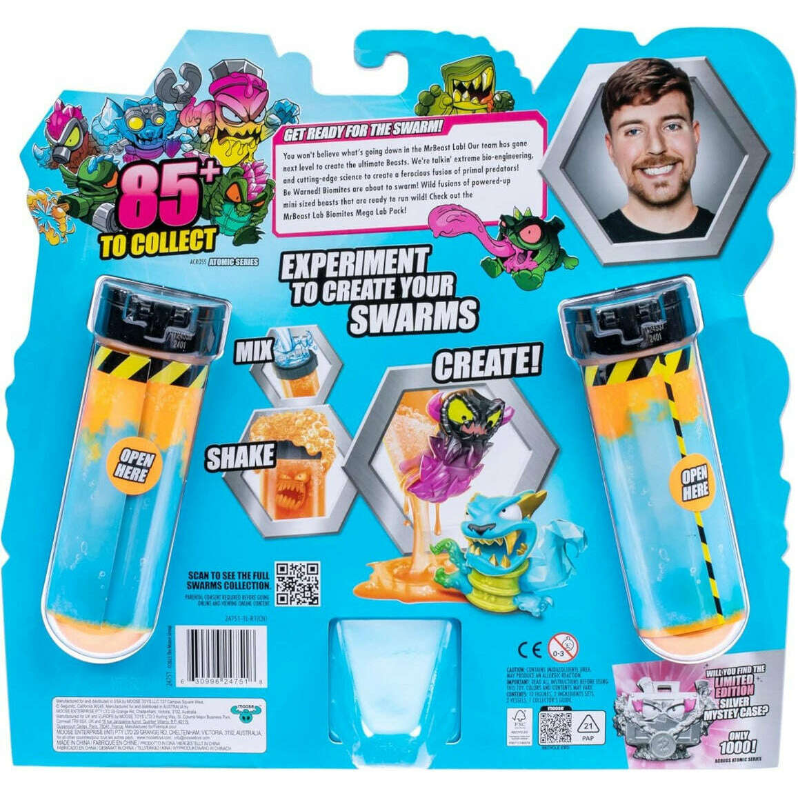 Toys N Tuck:MrBeast Lab Swarms Mega Lab Pack Atomic Series,MrBeast