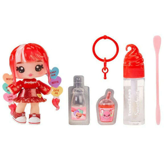 Toys N Tuck:Yummiland Lipgloss Doll Sweethearts Series - Ruby Hearts,Yummiland