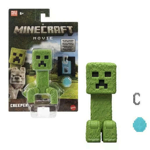 Toys N Tuck:Minecraft Movie 4 Inch Action Figure - Creeper,Minecraft