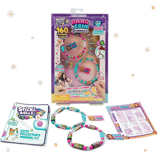 Toys N Tuck:Sticki Rolls BFF Bands Anna & Erin,Sticki Rolls