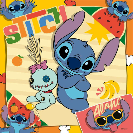 Toys N Tuck:Ravensburger 3 x 49pc Puzzles Disney Stitch,Stitch