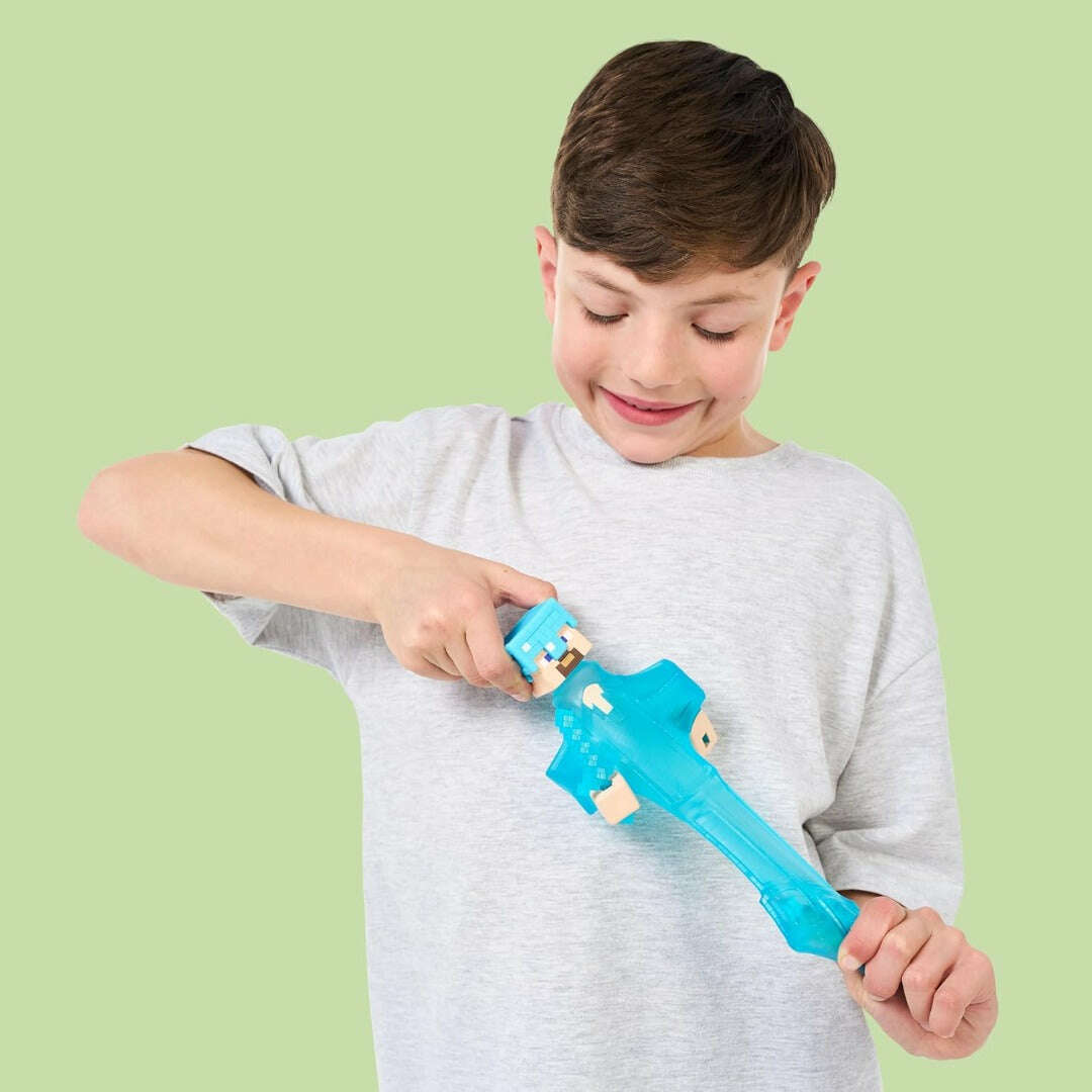 Toys N Tuck:Heroes of Goo Jit Zu Minecraft Steve,Goo Jit Zu