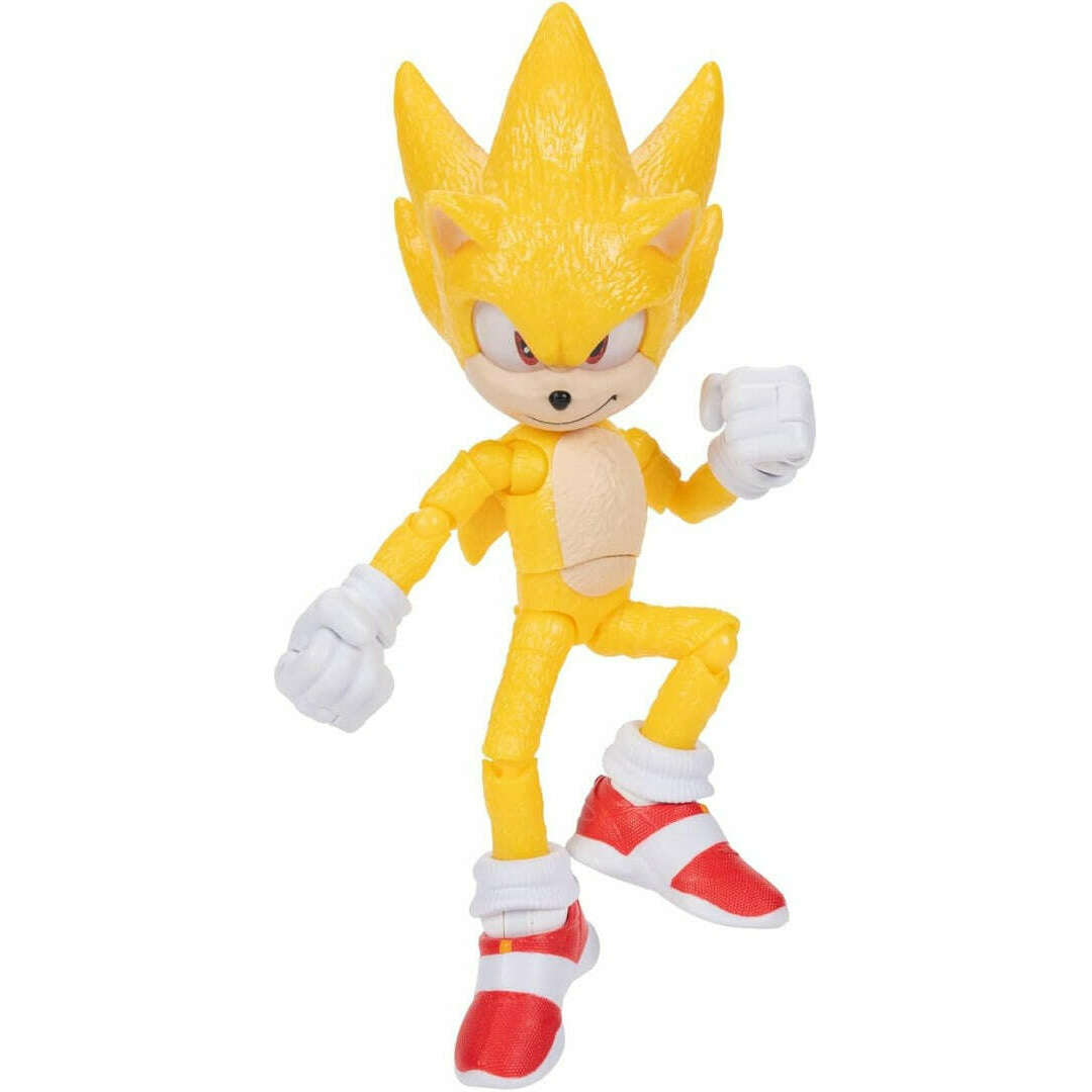 Toys N Tuck:Sonic The Hedgehog 3 Movie 5 Inch Figure - Super Sonic,Sonic The Hedgehog