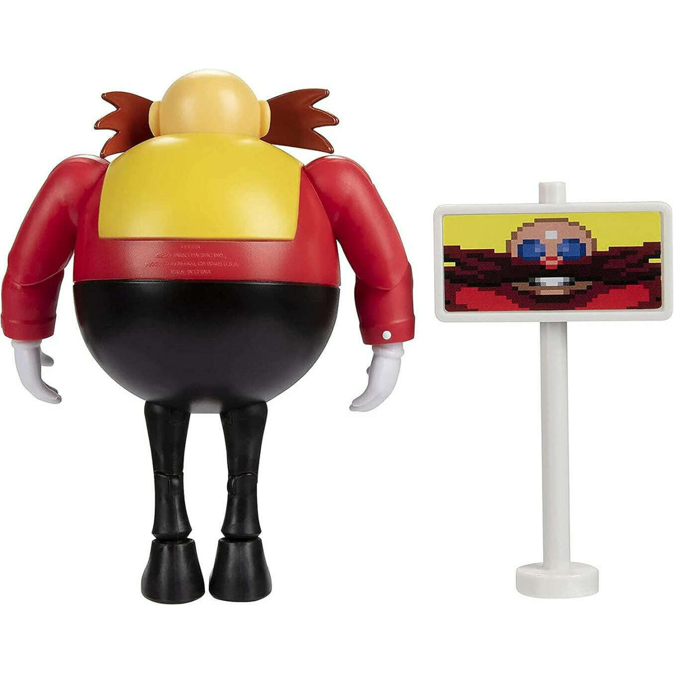 Toys N Tuck:Sonic The Hedgehog 4 Inch Figure - Dr. Eggman with Goal Post,Sonic The Hedgehog
