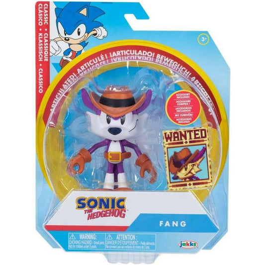 Toys N Tuck:Sonic The Hedgehog 4 Inch Figure - Fang with Wanted Poster,Sonic The Hedgehog