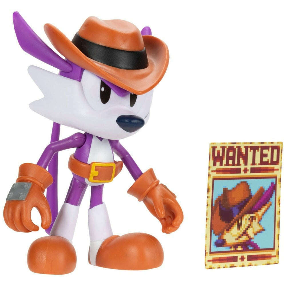 Toys N Tuck:Sonic The Hedgehog 4 Inch Figure - Fang with Wanted Poster,Sonic The Hedgehog