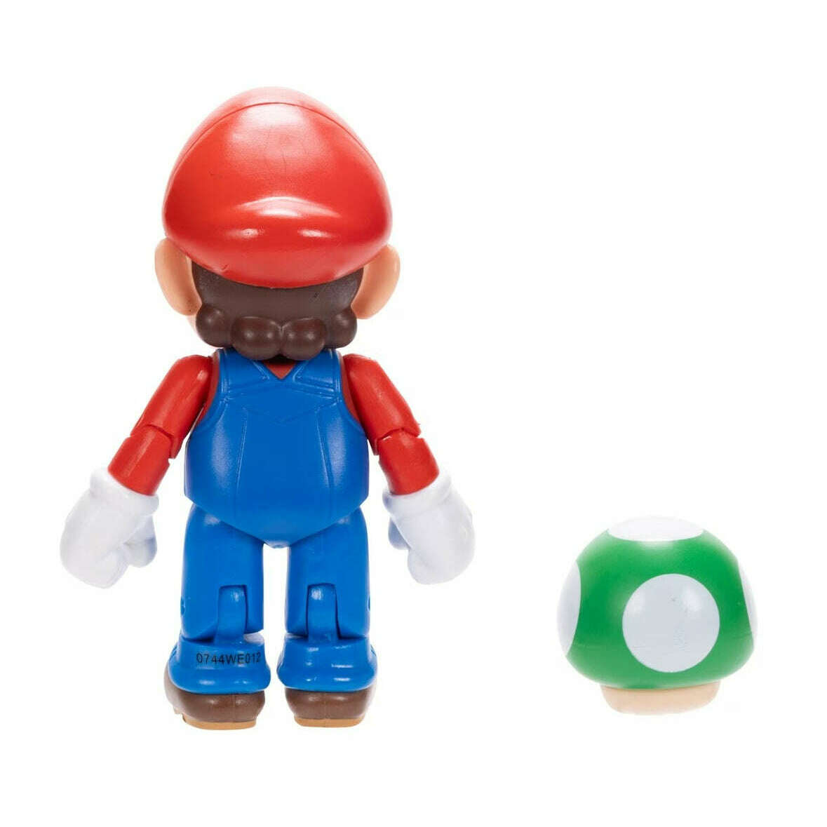 Toys N Tuck:Super Mario 4 Inch Figures - Mario with 1-UP Mushroom,Super Mario