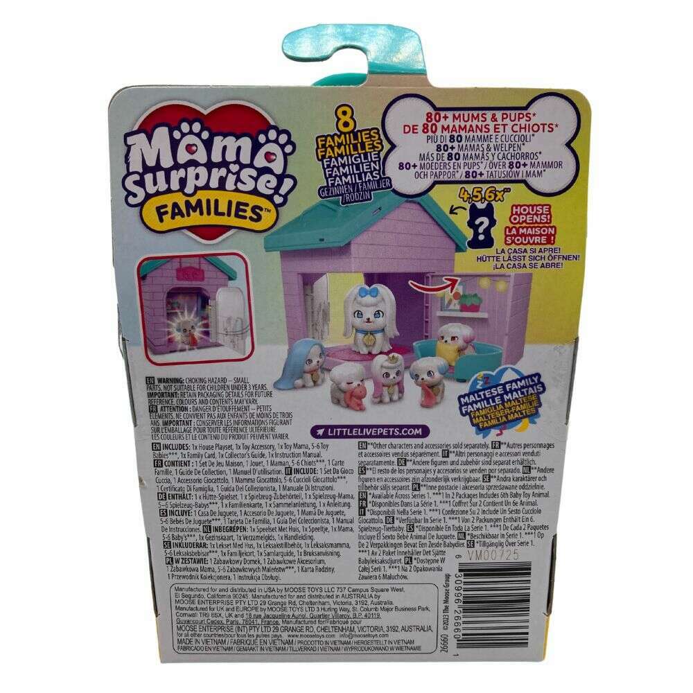 Toys N Tuck:Little Live Pets Mama Surprise Families Mama's House Maltese Family,Little Live Pets