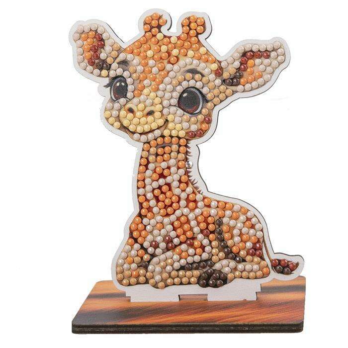 Toys N Tuck:Crystal Art Wildlife Buddies Safari Series 5 - Giaffe,Crystal Art