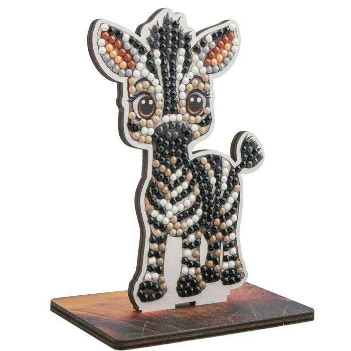 Toys N Tuck:Crystal Art Wildlife Buddies Safari Series 5 - Zebra,Crystal Art