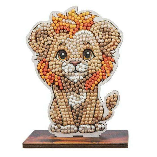 Toys N Tuck:Crystal Art Wildlife Buddies Safari Series 5 - Lion,Crystal Art