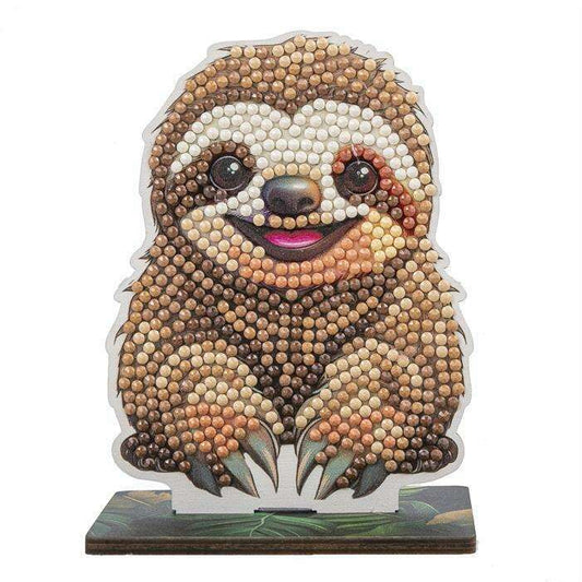 Toys N Tuck:Crystal Art Wildlife Buddies Jungle Series 5 - Sloth,Crystal Art