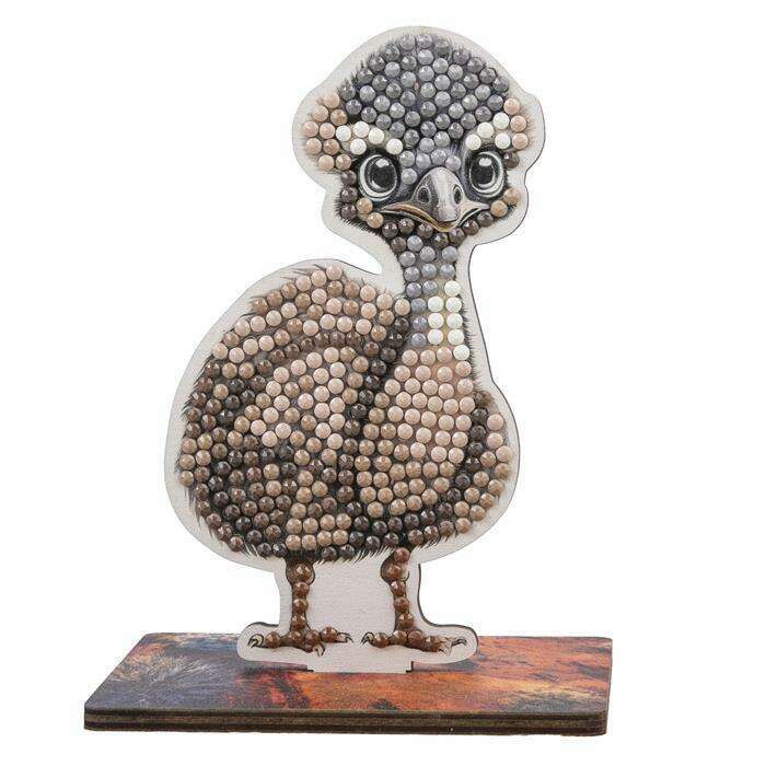 Toys N Tuck:Crystal Art Wildlife Buddies Down Under Series 5 - Emu,Crystal Art