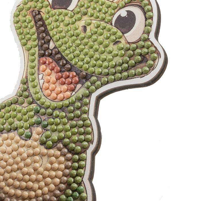 Toys N Tuck:Crystal Art Wildlife Buddies Misunderstood Series 5 - Alligator,Crystal Art
