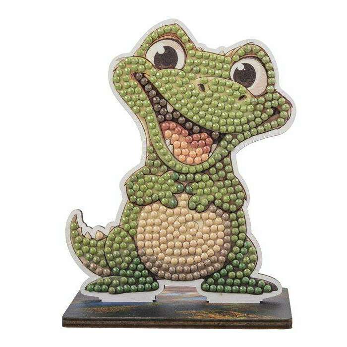 Toys N Tuck:Crystal Art Wildlife Buddies Misunderstood Series 5 - Alligator,Crystal Art