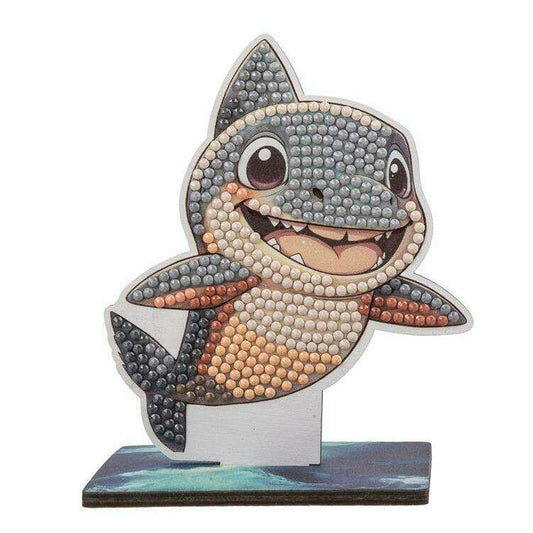 Toys N Tuck:Crystal Art Wildlife Buddies Misunderstood Series 5 - Shark,Crystal Art