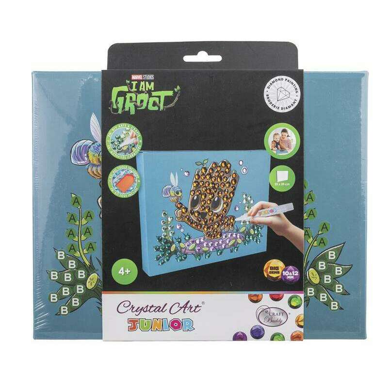 Toys N Tuck:Crystal Art Junior Marvel I Am Groot,Crystal Art