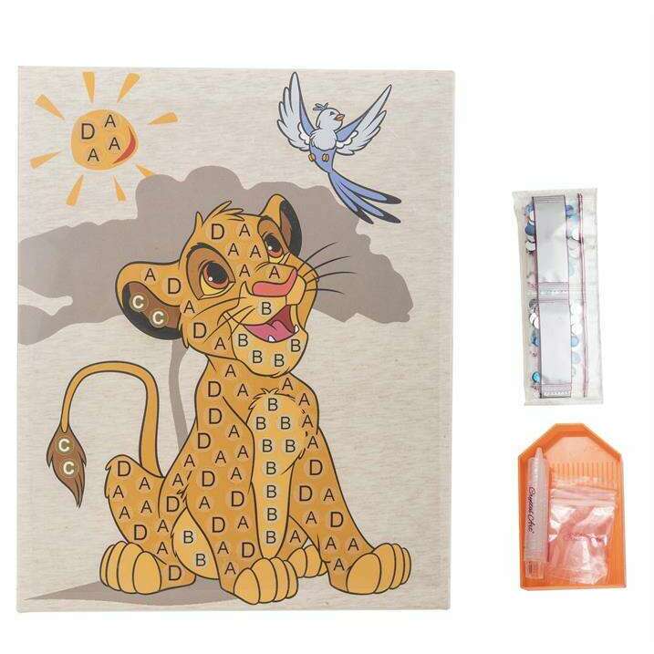 Toys N Tuck:Crystal Art Junior Disney Simba,Crystal Art