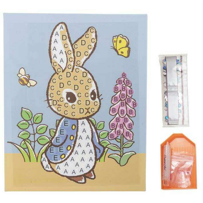Toys N Tuck:Crystal Art Junior Peter Rabbit,Crystal Art