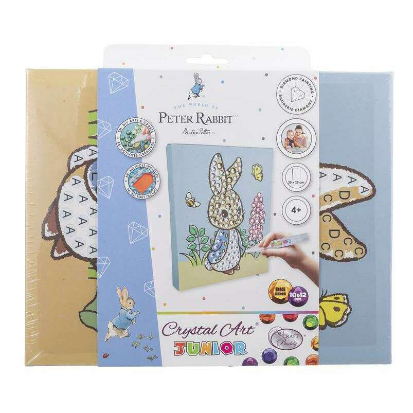 Toys N Tuck:Crystal Art Junior Peter Rabbit,Crystal Art