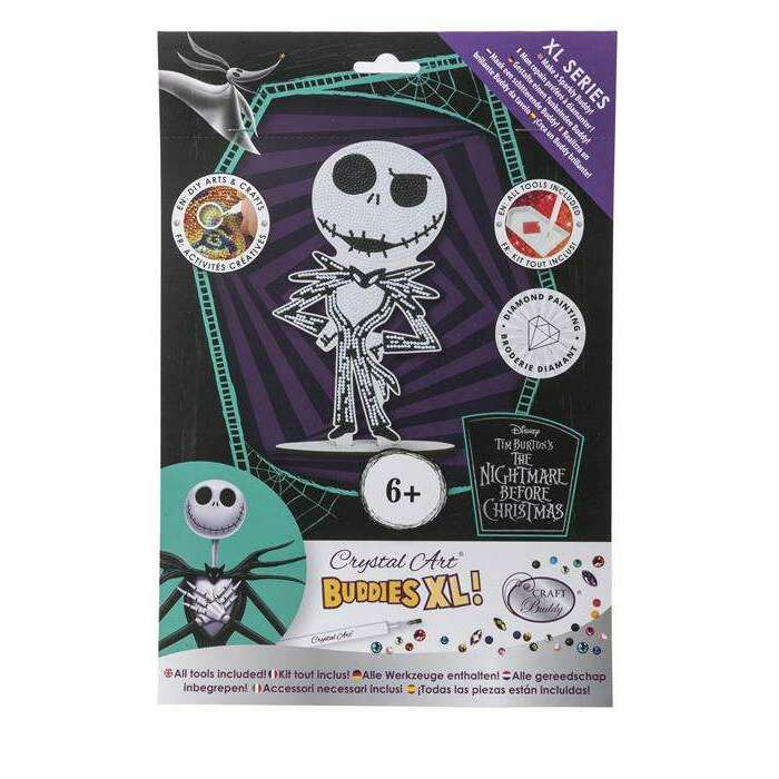 Toys N Tuck:Crystal Art Buddies Disney XL Series  - Jack Skellington,Crystal Art