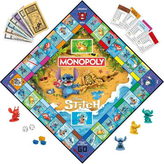 Toys N Tuck:Monopoly Disney Stitch Edition,Hasbro Gaming