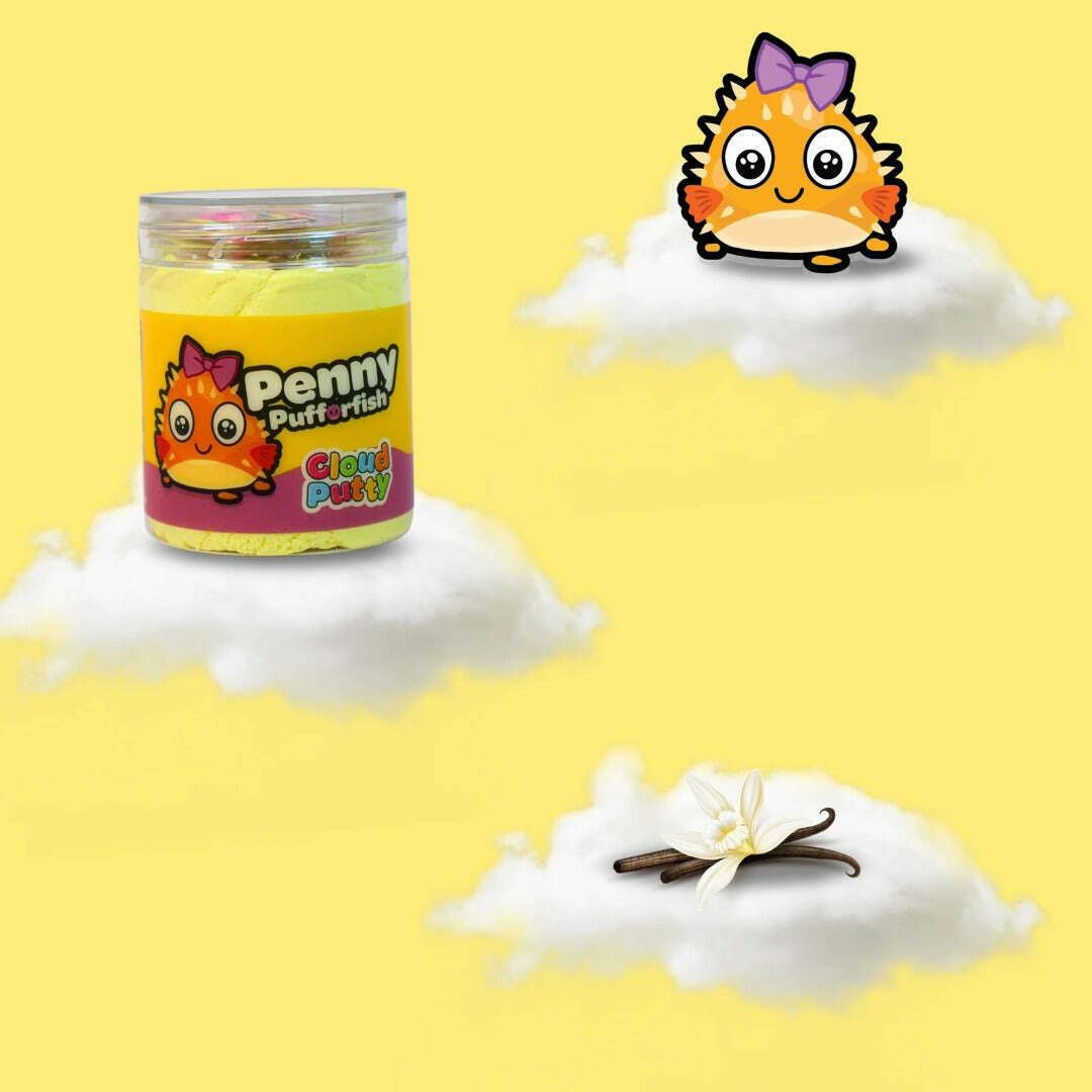Toys N Tuck:Putty Pals Penny Pufferfish Cloud Putty,Putty Pals