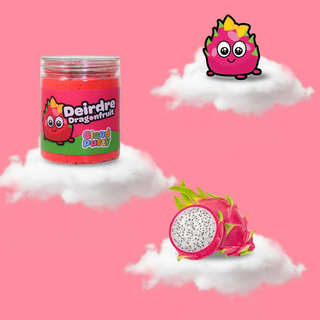 Toys N Tuck:Putty Pals Deirdre Dragonfruit Cloud Putty,Putty Pals