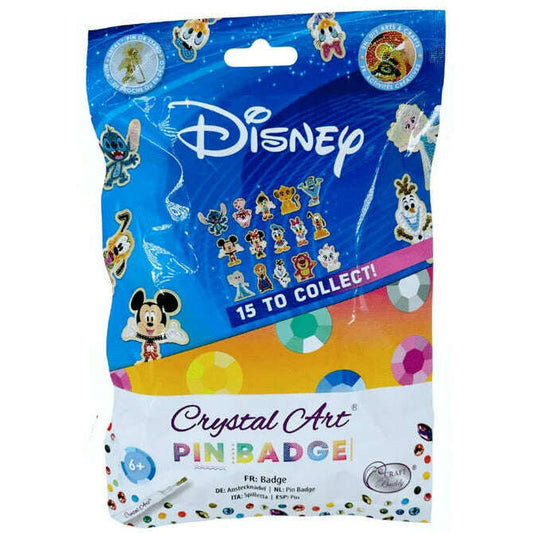 Toys N Tuck:Crystal Art Disney Pin Badge Blind Bag,Crystal Art