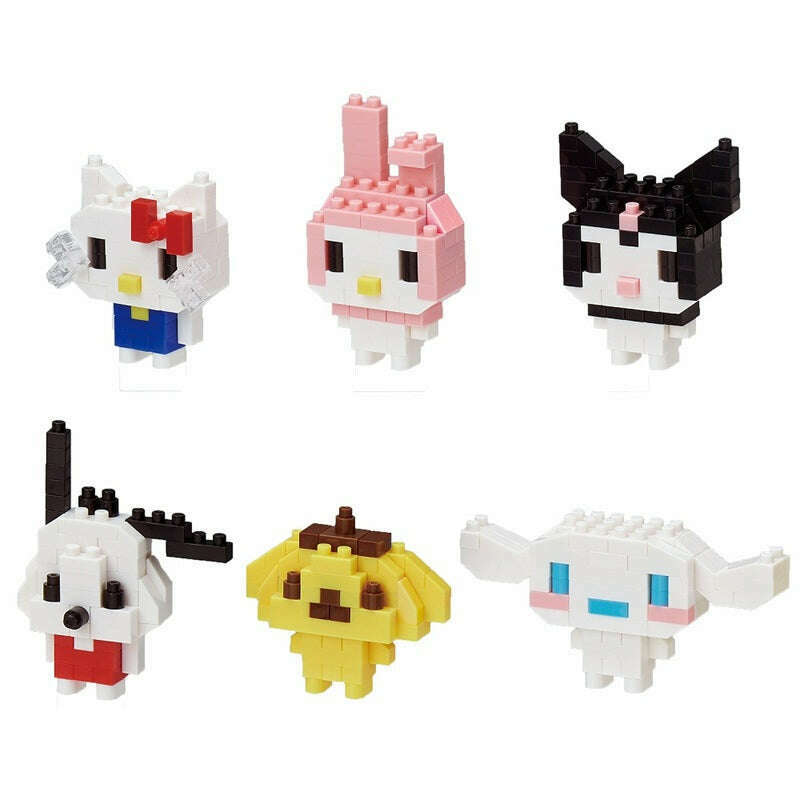 Toys N Tuck:Nanoblock Constructible Figure Sanrio Characters Blind Bag,Hello Kitty