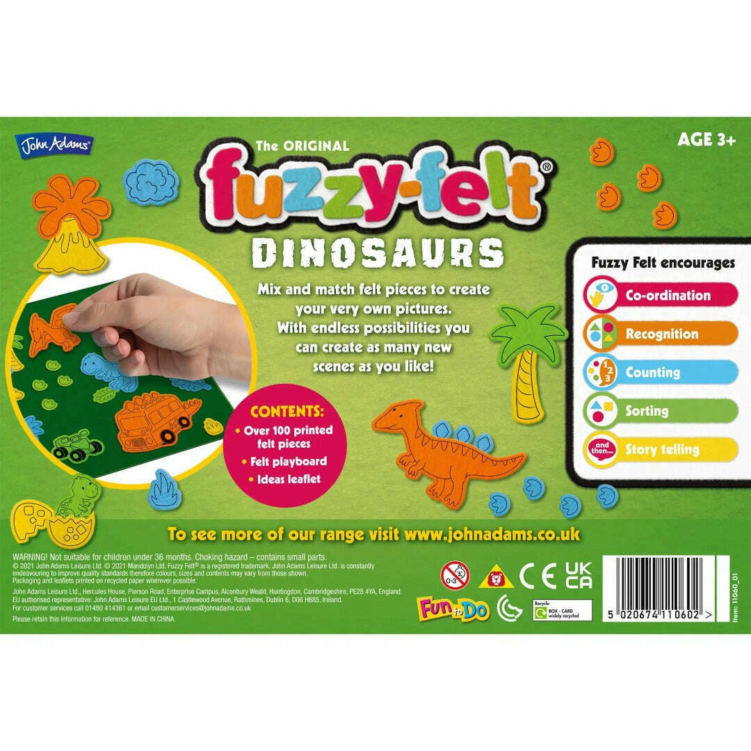 Toys N Tuck:The Original Fuzzy-Felt Dinosaurs,Fuzzy-Felt
