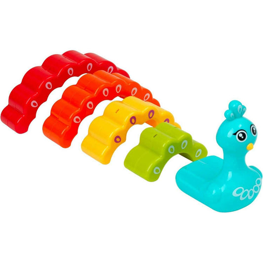 Toys N Tuck:Play Tots Rainbow Peacock Stacker,Play Tots