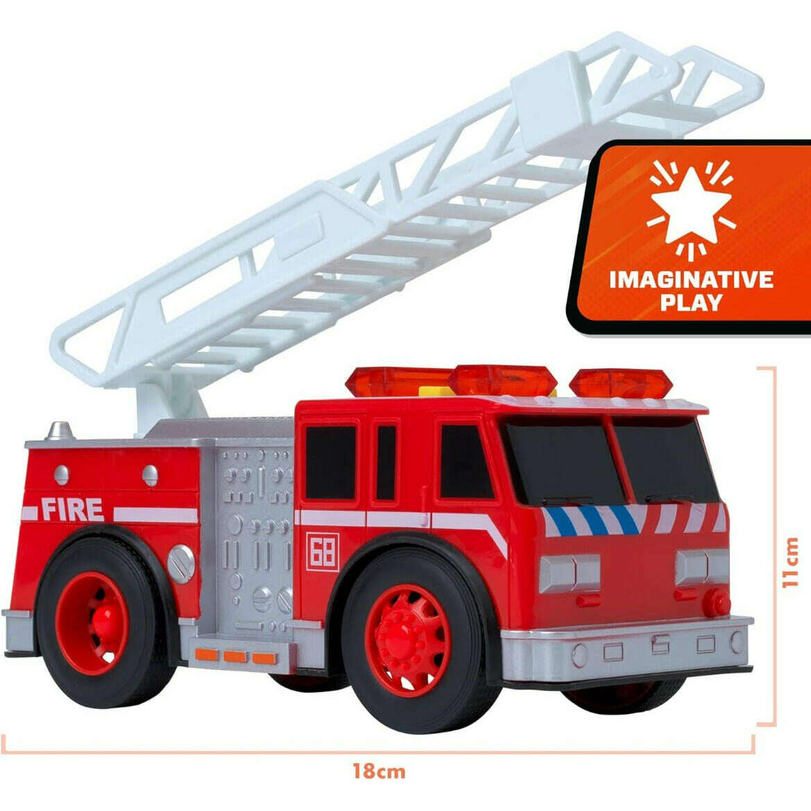 Toys N Tuck:Motor Zone Lights & Sound Fire Engine,Motor Zone
