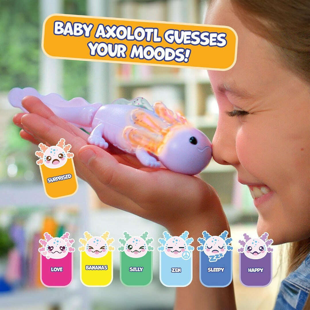 Toys N Tuck:Fingerlings Auggie Baby Axolotl,Fingerlings