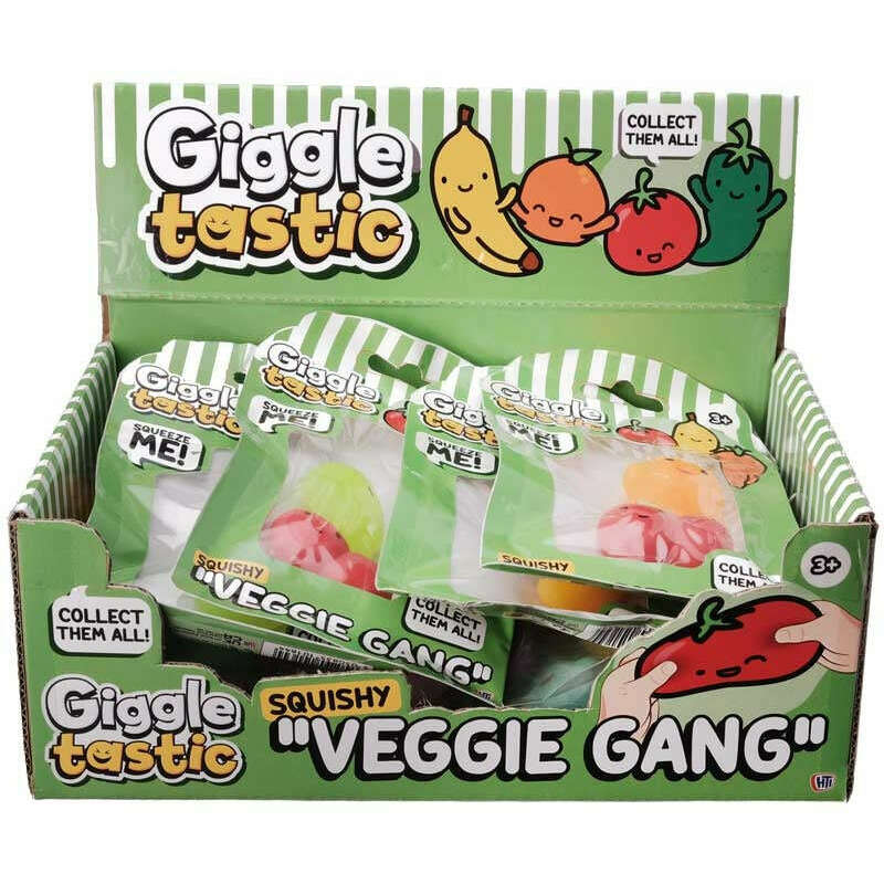 Toys N Tuck:Giggle Tastic Squishy Veggie Gang,HTI
