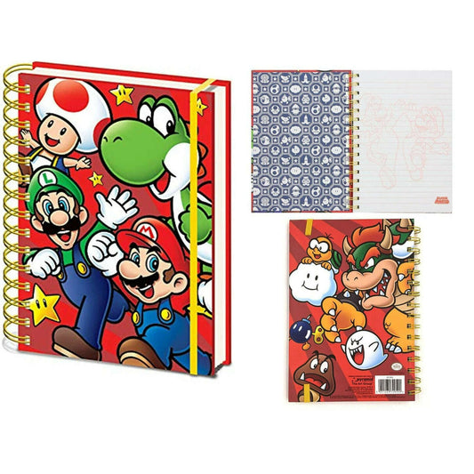 Toys N Tuck:Super Mario Core Run A5 Wiro Notebook,Super Mario