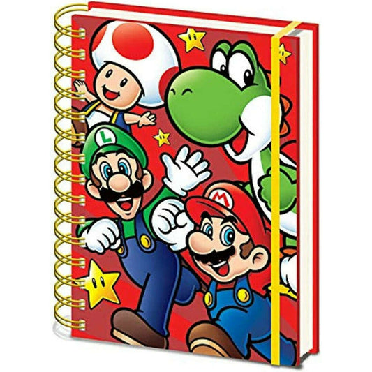 Toys N Tuck:Super Mario Core Run A5 Wiro Notebook,Super Mario