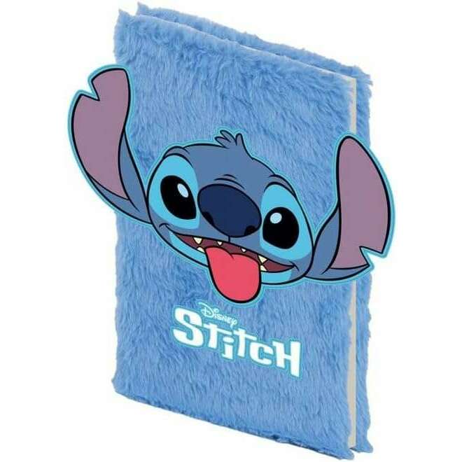 Toys N Tuck:Disney Stitch A5 Plush Notebook,Disney